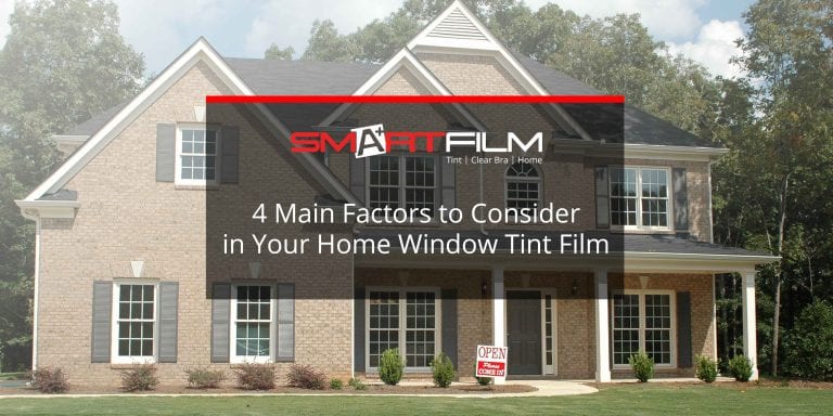 4 Main Factors to Consider in Your Home Window Tint Film