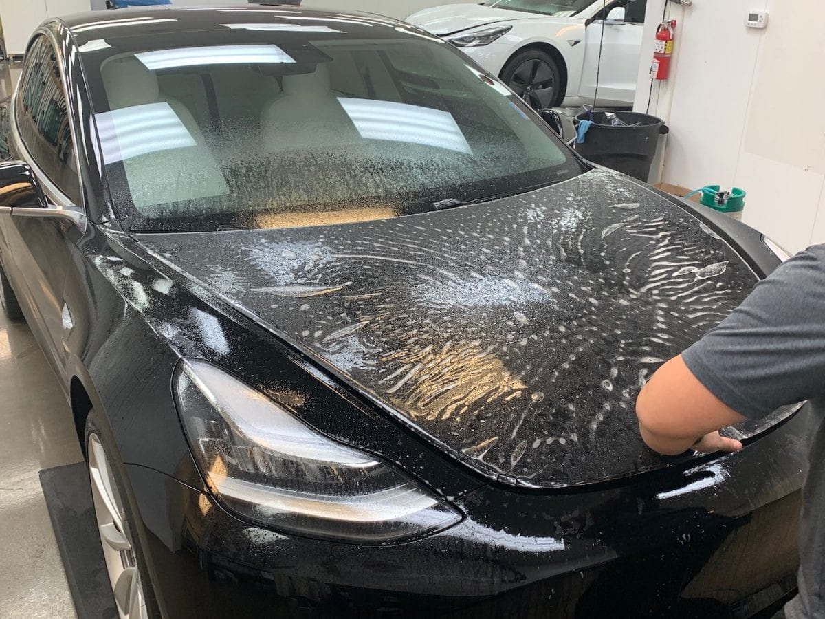 Black Tesla Clear Bra in Mesa AZ
