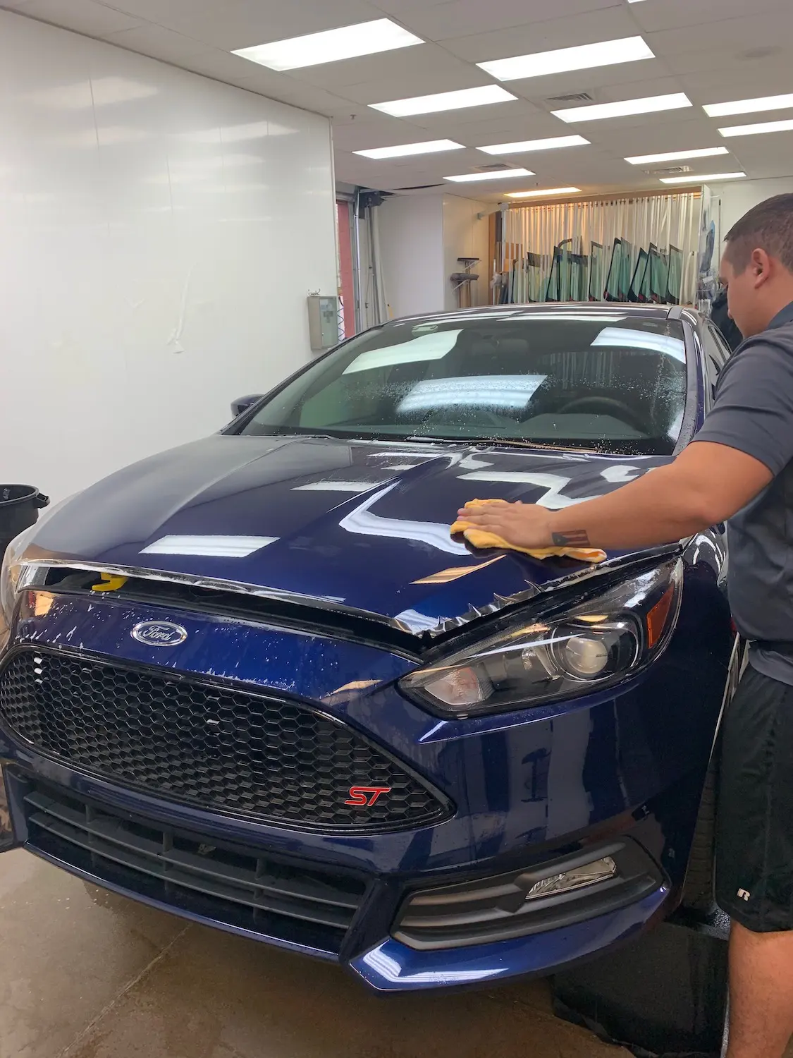 Blue Ford Clear Bra in Chandler AZ Prep