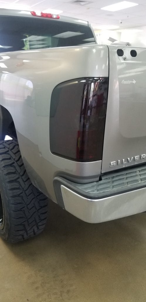 Chevrolet Silverado taillight Clear Bra in AZ
