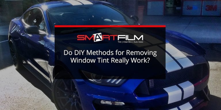 Do DIY Methods for Removing Window Tint Really Work?