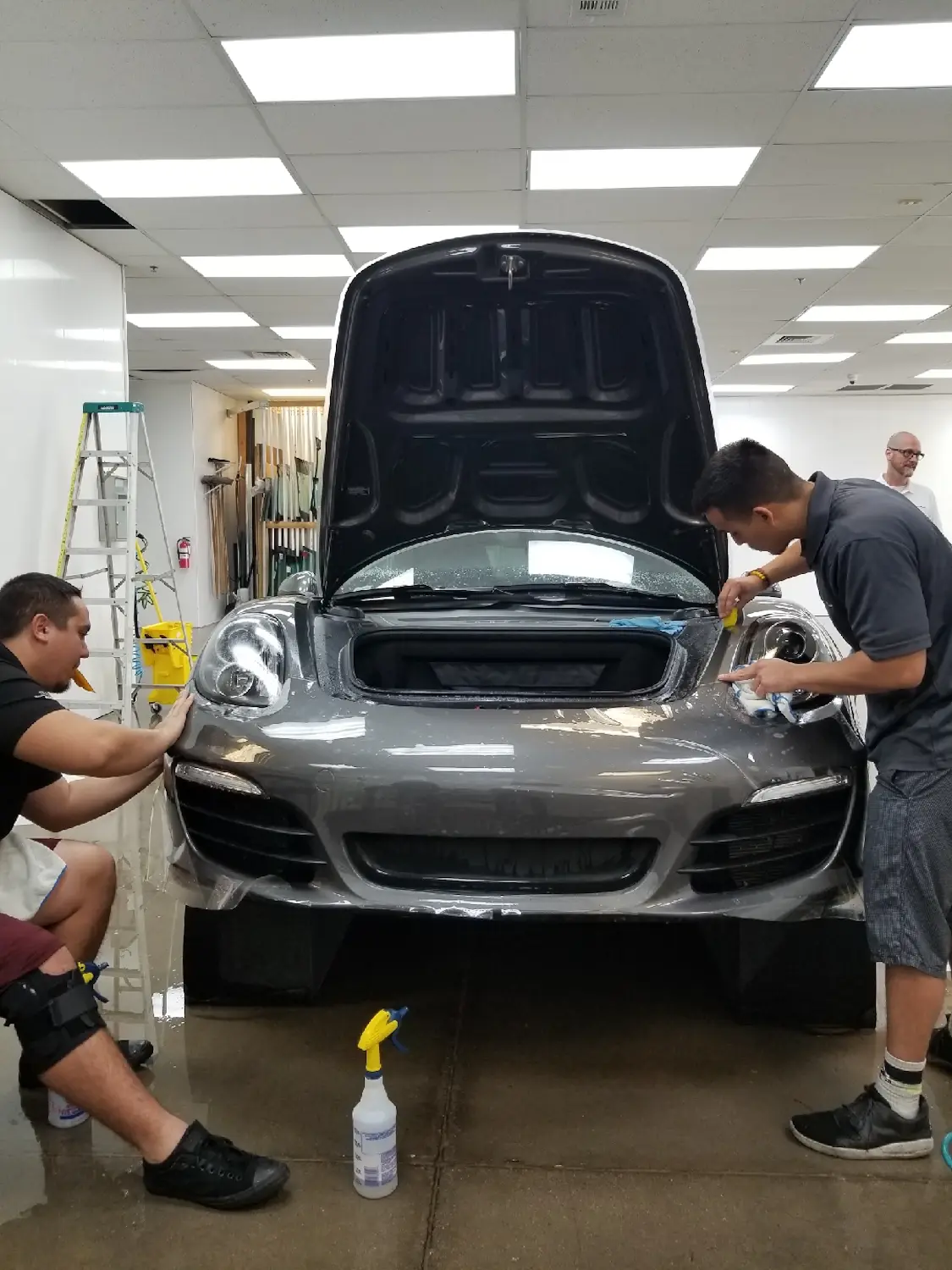 Grey Porche Clear Bra in Chandler AZ