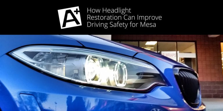 How Headlight Restoration Can Improve Driving Safety for Mesa