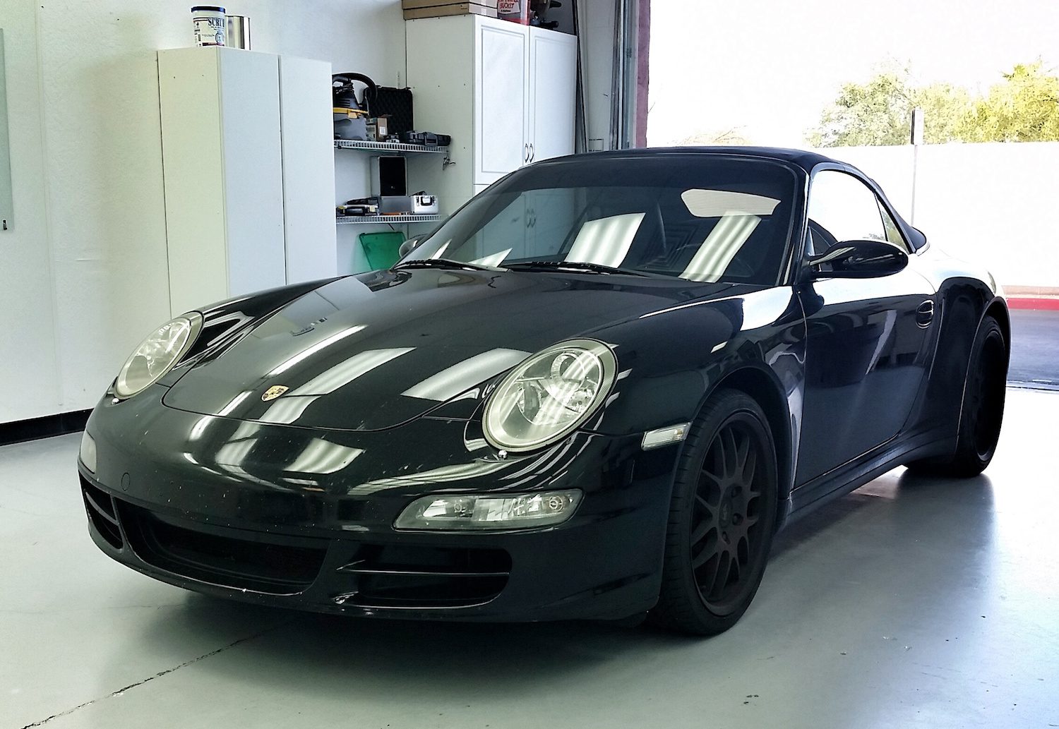 Porsche Tinted Windshield