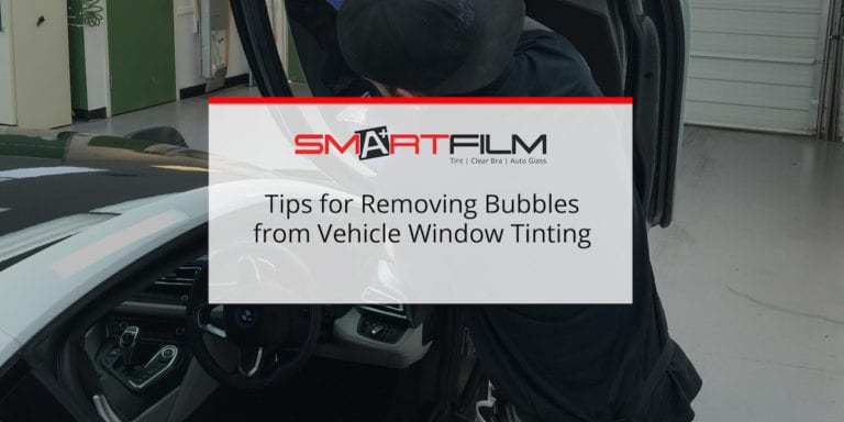 Tips for Removing Bubbles from Vehicle Window Tinting