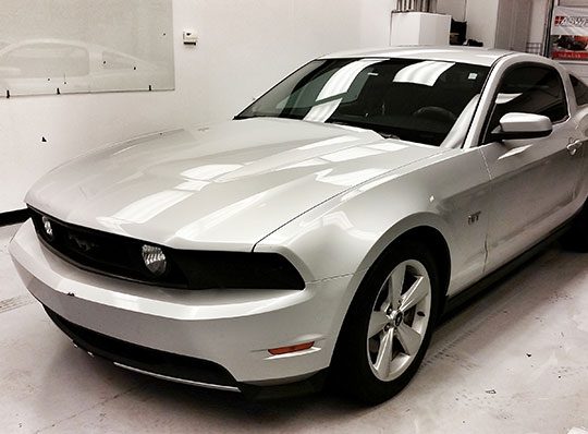 Tint Removal for a silver car